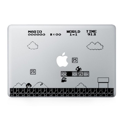 Super Mario World Macbook Colour Decal